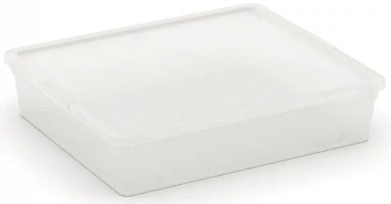 KIS C BOX FLAT Aufbewahrungsbox 40x34x9cm 9L transparent Versand Am Gleichen Tag