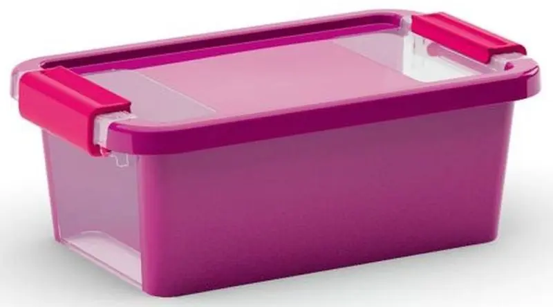 KIS BI BOX XS 3L 26,5x16x10cm lila/transparent Finale Aktion
