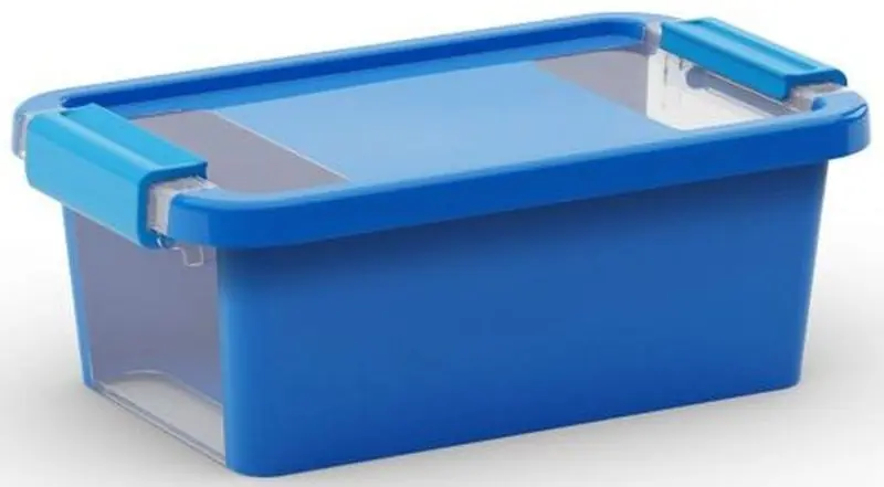 KIS BI BOX XS 3L 26,5x16x10cm blau/transparent Nur Heute