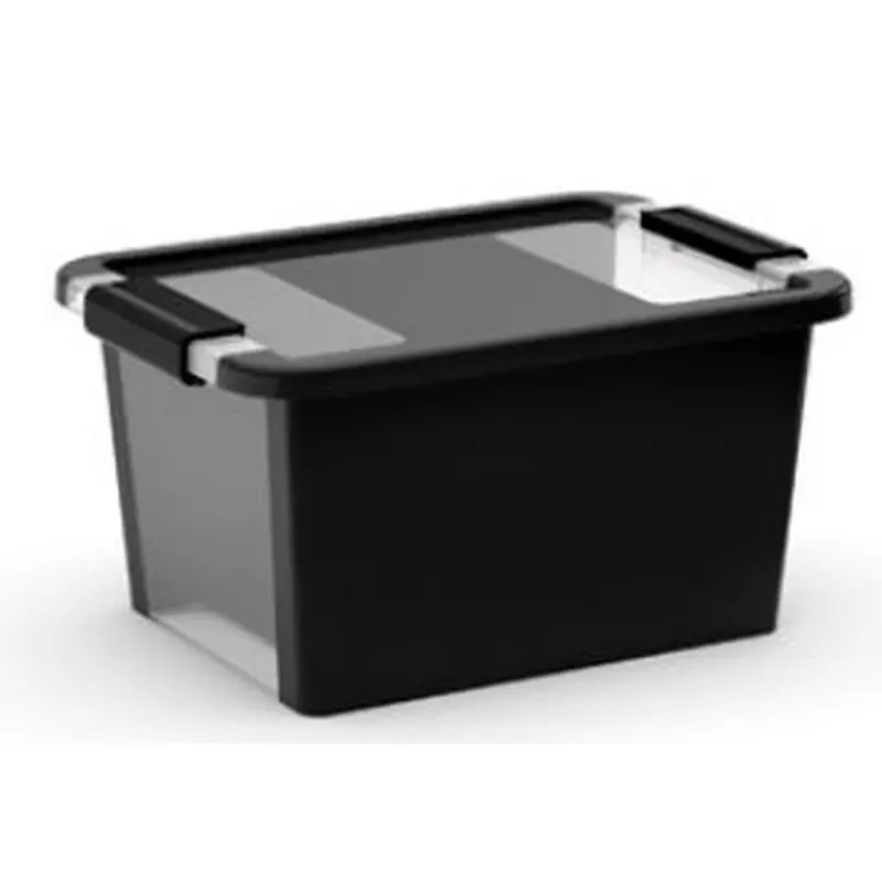 KIS BI BOX S 11L 36,5x26x19cm schwarz/transparent Letzte Chance