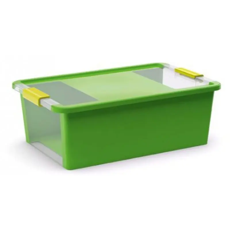 Solange Der Vorrat Reicht KIS BI BOX M 26L 55x35x19cm grün/transparent
