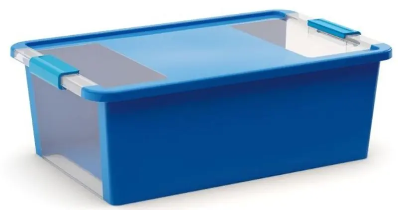 Direkt Vom Hersteller KIS BI BOX M 26L 55x35x19cm blau/transparent