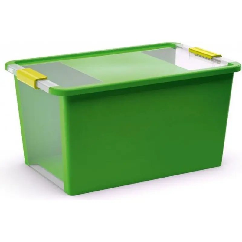 KIS BI BOX L 40L 55x35x28cm grün/transparent Heißes Angebot