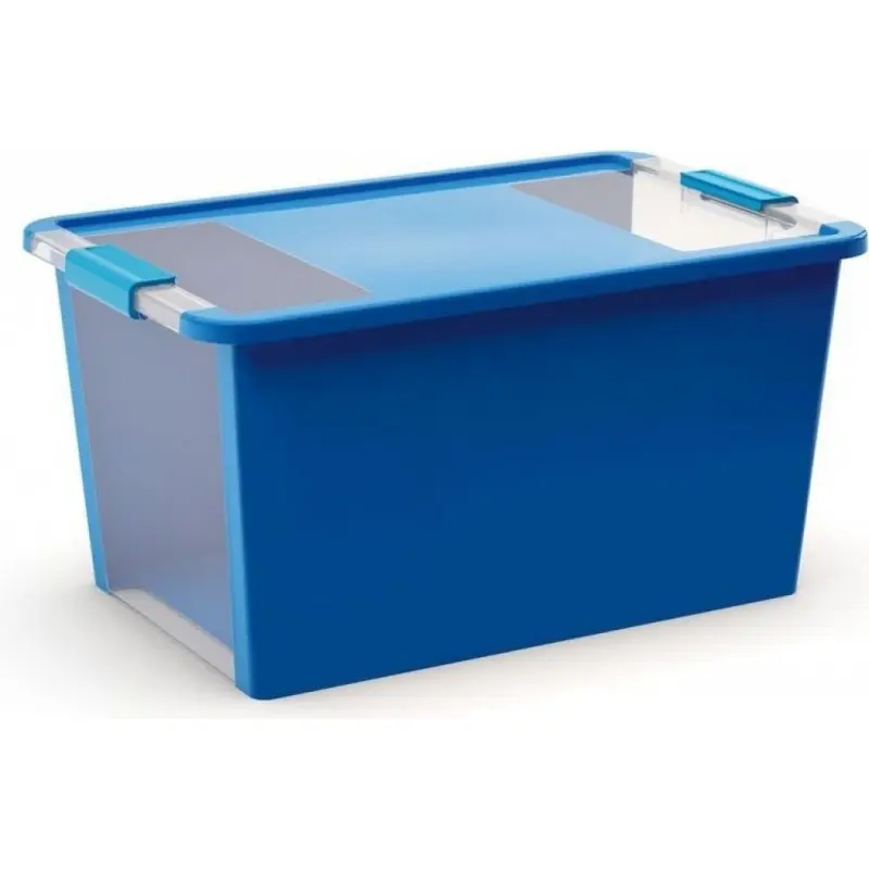 Letzte Chance KIS BI BOX L 40L 55x35x28cm blau/transparent