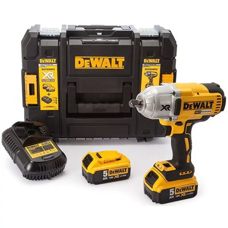 Bestpreis DeWALT DCF899P2-QW Akku-Schlagschrauber 18V, 2x 5Ah, 1/2", 950 Nm