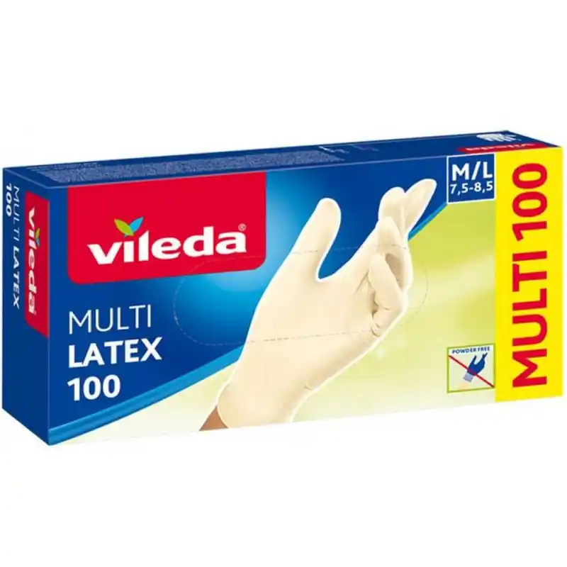 VILEDA Multilatex Handschuhe 100 Stück "M/L" 146088 Sale