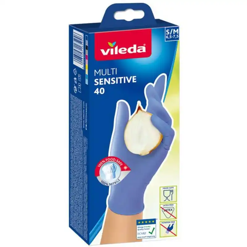 Günstig VILEDA Handschuhe MultiSensitive 40 "S/M" 143684