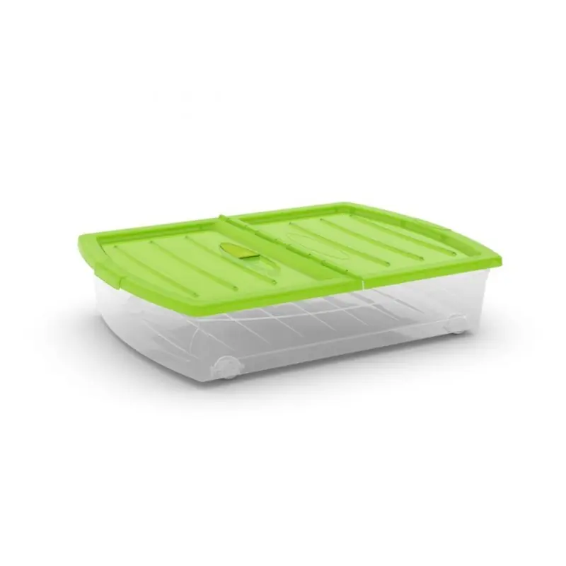 Nur Für Kurze Zeit KIS SPINNING BOX XL 56L 77x58,5x17,5cm transparent / grün