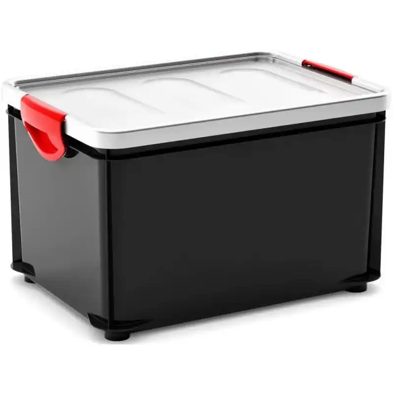 KIS CLIPPER BOX L 33L 47x33,5x28,5cm schwarz/grau Neue Ware