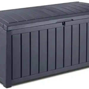 Heißes Angebot KETER GLENWOOD 390L Garten-Aufbewahrungsbox 128 x 65 x 61 cm, graphit 17193522