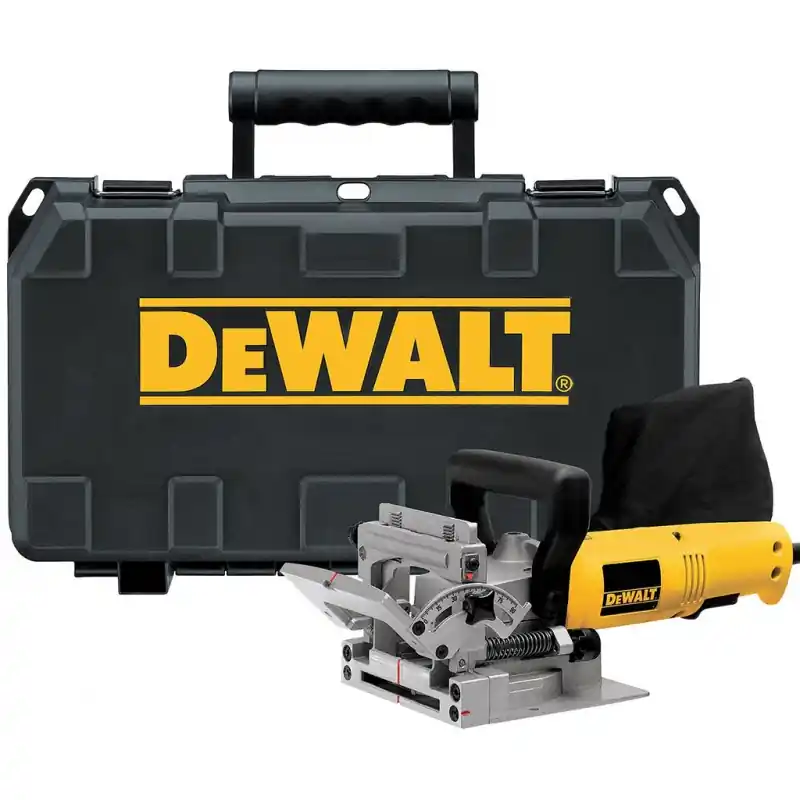 Sichere Zahlung DeWALT DW682K-QS Lamellendübelfräse (600W/100mm) im Koffer