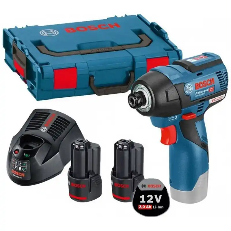 BOSCH Akku-Drehschlagschrauber GDR 12V-110, mit 2 x 3.0 Ah Li-Ion Akku, L-BOXX 06019E0005 Jetzt Bestellen