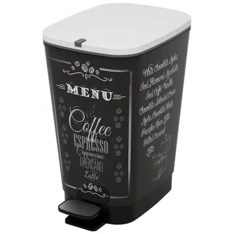 Aktuell KIS CHIC BIN M 35L Treteimer 26,5 x 40,5 x 45 cm coffee menu