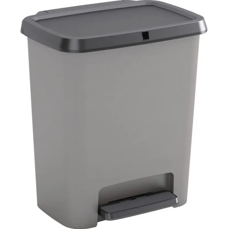 Preiswert KIS COMPATTA RECYCLING 12+12L Treteimer 38 x 28 x 43 cm grau