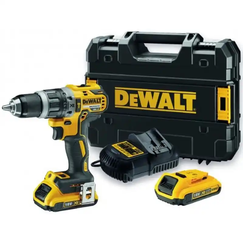 DeWALT DCD796D2-QW Akku-Schlagbohrschrauber 70Nm XR (18V/2×2,0Ah) im TSTAK-Koffer Schneller Versand