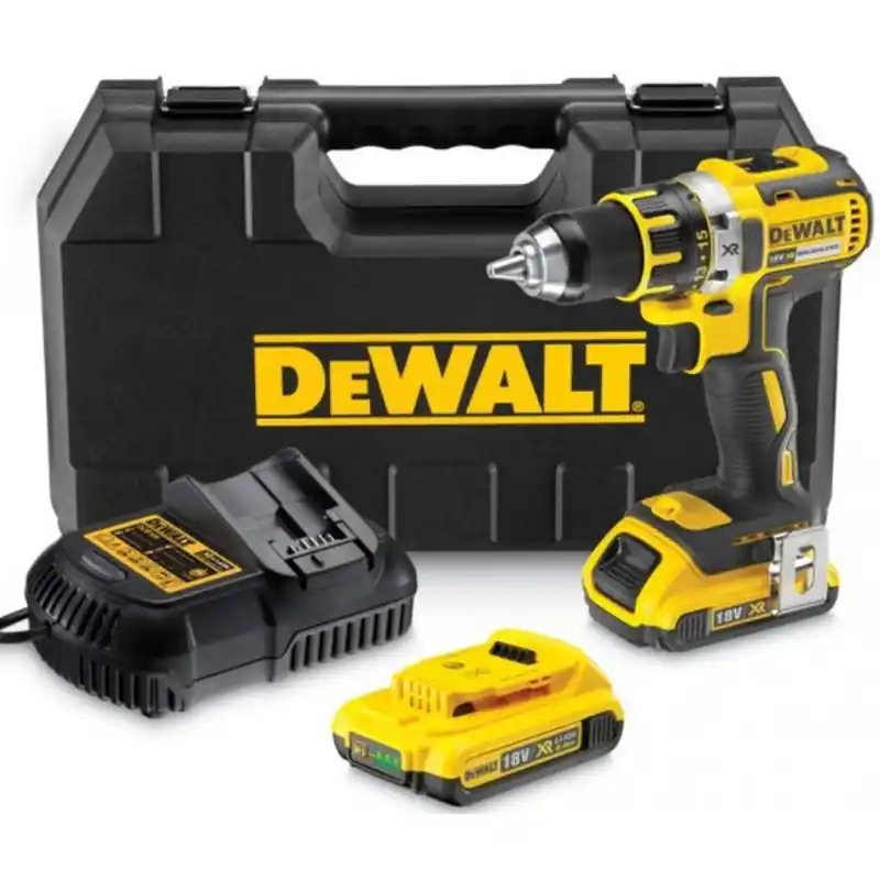 Highlight DeWALT DCD790D2-QW Akku- Brushless Drill Driver 13mm XR Li-ion (2x2,0Ah/18V) Tstak