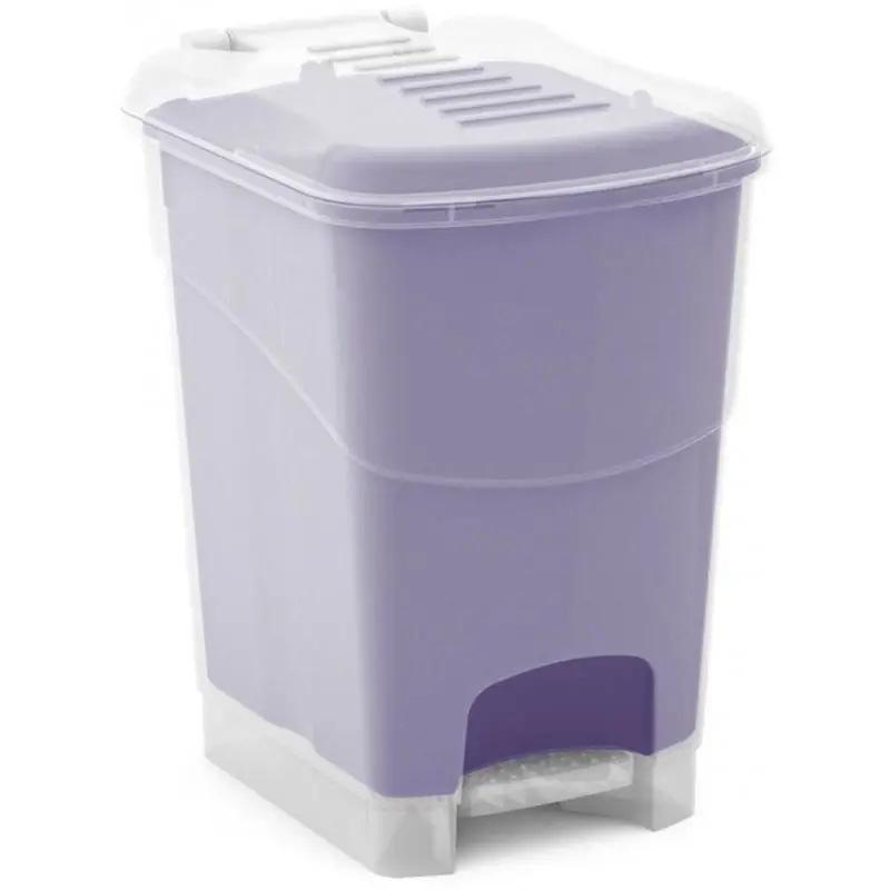 Sichere Zahlung KIS KORAL S 10L Treteimer 19x24x28cm transparente/lila