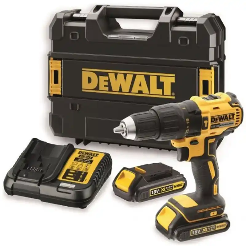 DeWALT DCD778S2T-QW Akku Schlagbohrschrauber 65 Nm XR (18V/2×1,5 Ah) Tstak Koffer Rabatt