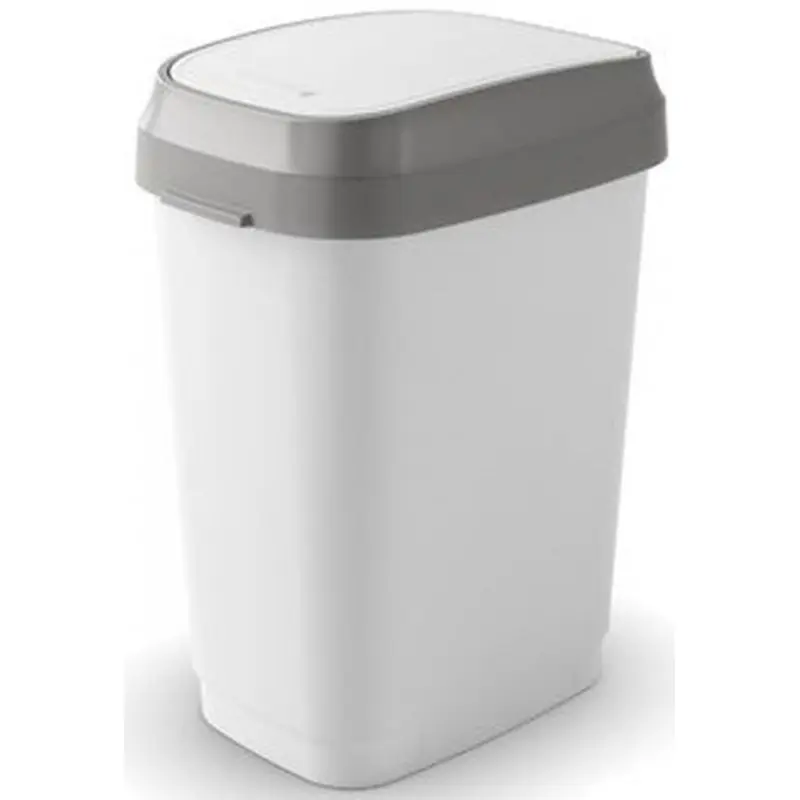 KIS DUAL SWING BIN M 25L Abfalleimer 26x37x47,5cm weiß Begrenztes Angebot
