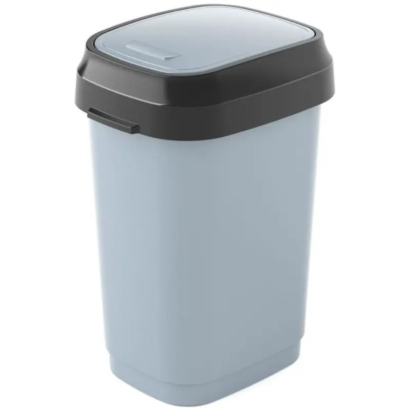 Sofort Bestellen KIS DUAL SWING BIN L 50L Abfalleimer 31x42x62cm grau