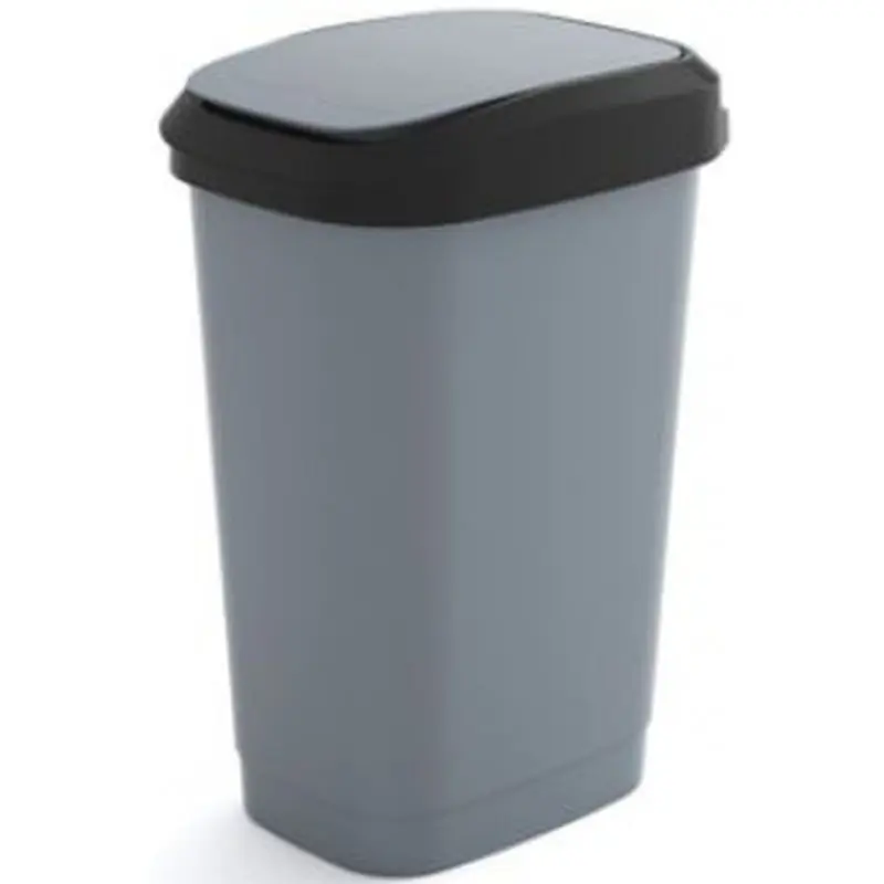 Jetzt Kaufen KIS DUAL TOUCH BIN L 50L Abfalleimer 31x42x60cm grau