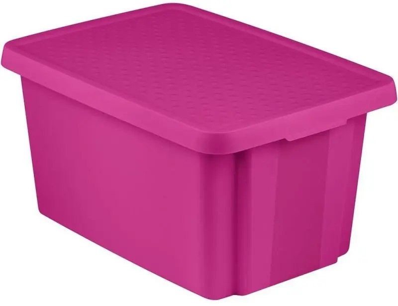 CURVER ESSENTIALS 45L Aufbewahrungsbox 40 x 57 x 30 cm pink 00756-437 Preis Gesenkt