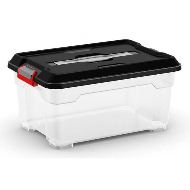 Markenprodukt KIS MOOVER BOX XS 12L 38x26,5x18,5cm transparent / schwarz