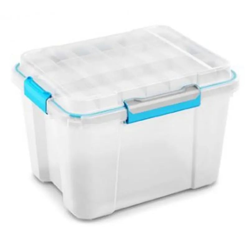 KIS SCUBA BOX M 45L 49,5x39x34cm transparent / blau Sichere Zahlung