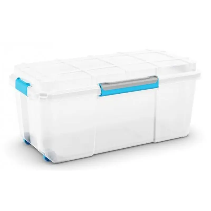 Nur Für Kurze Zeit KIS SCUBA BOX L 80L 78x39,5x35cm transparent / blau