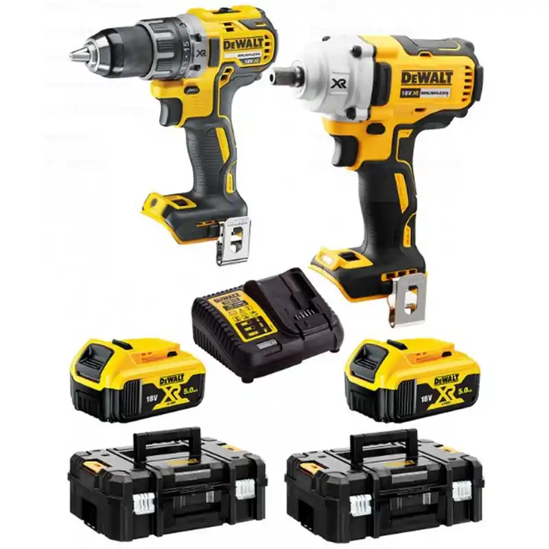 DeWALT DCK2077P2T-QW Akku-Kombopack DCD791 + DCF894 (18V/2x5,0Ah) 2xTstak Kracherpreis