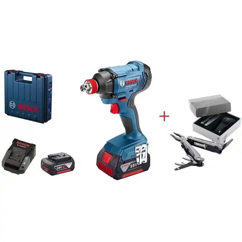 Bosch Akku-Schlagschrauber GDX 18V-180, 180Nm, 18V,2 x 3.0Ah, mit Koffer, 06019g5200 Heißes Angebot