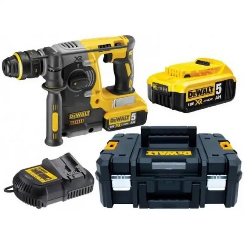 DeWALT DCH273P2T Akku-Kombihammer Bohr- / Meißel SDS-Plus 2,1 J XR (18V/2×5,0 Ah) Tstak Solange Der Vorrat Reicht