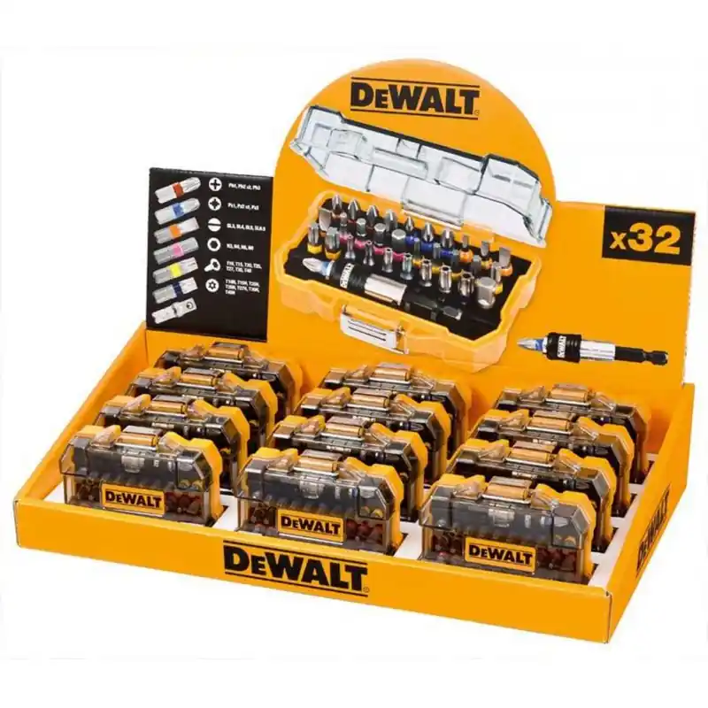 DeWALT DT7969-QZ Bitsatz im Etui, 12 Stück x 32 Stück Schneller Versand
