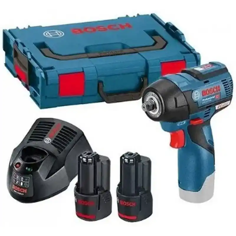 BOSCH GDS 12V-115 Akku-Drehschlagschrauber, 2 x 2,5 Ah+Ladegerät in L-Boxx 06019E0103 Bestpreis