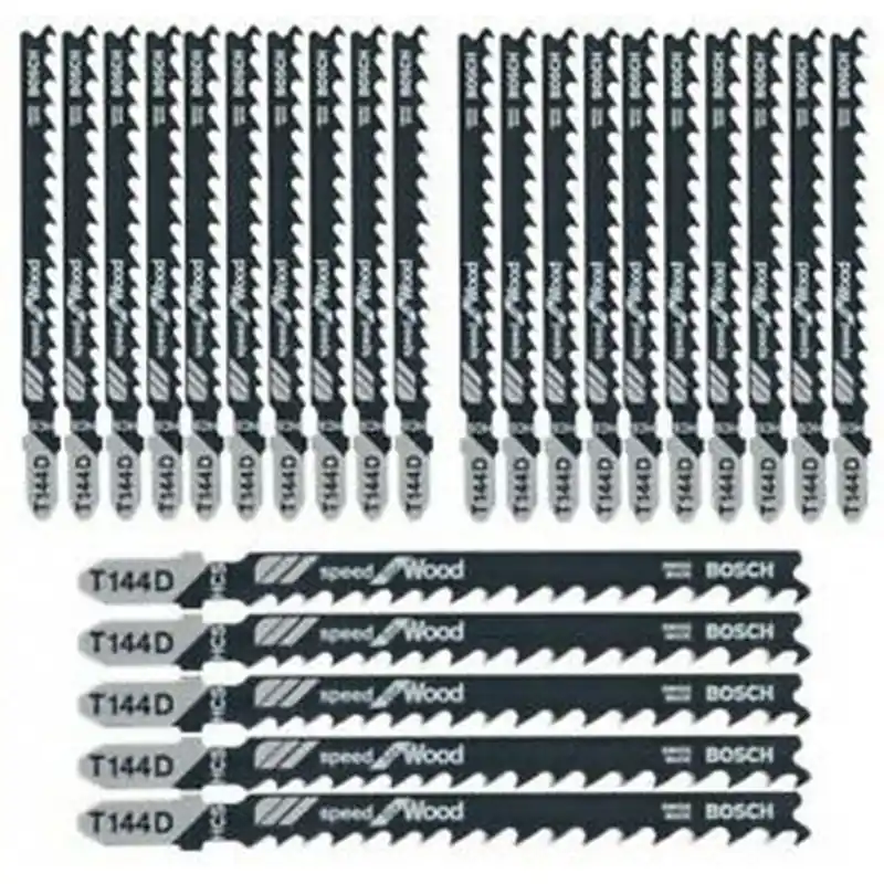 Angebot BOSCH Stichsägeblatt T 144 D Speed for Wood, 25 Stück 2608633625