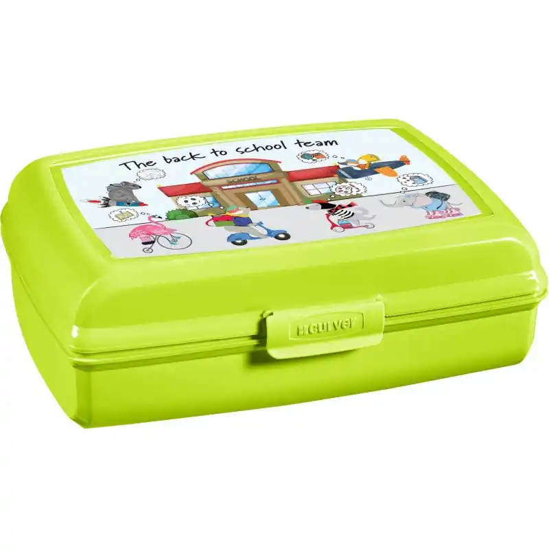 CURVER BACK TO SCHOOL 1,3L Sandwichbox, Lunchbox 19,5 x 14,3 x 6,5 cm 02274-B83 Knallerangebot