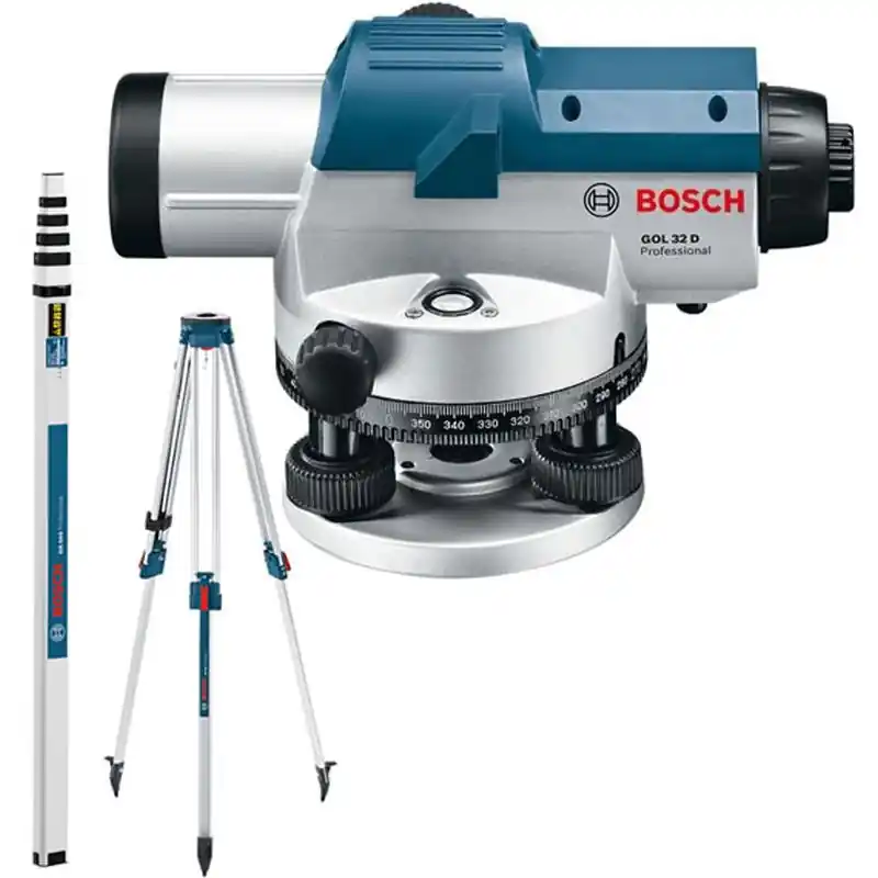 BOSCH GOL 32 D Professional Optisches Nivelliergerät + BT160 + GR 500, 06159940AX Jetzt Kaufen