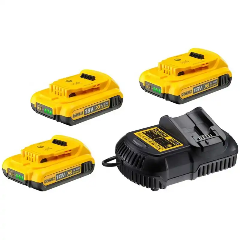DeWALT DCB115D3-QW Akku-Kit XR Ladegerät DCB115 + 18V 3x2,0Ah Kracherpreis