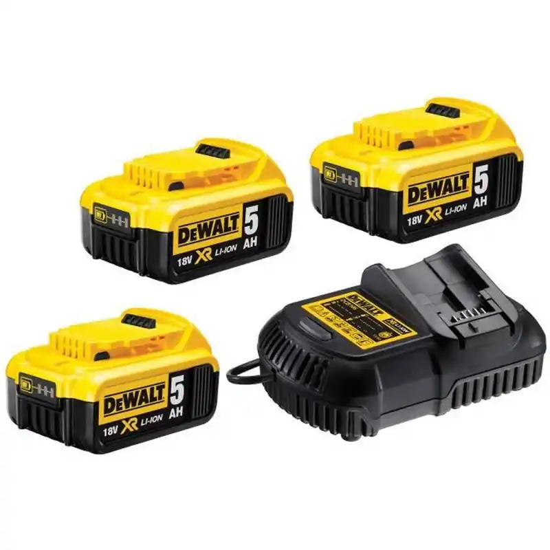 DeWALT DCB115P3-QW Akku-Kit XR Ladegerät DCB115 + 18V 3x5,0Ah Heißes Angebot