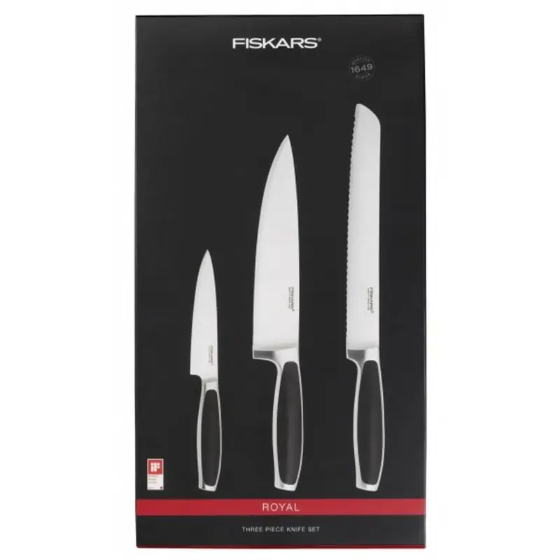 Rabatt Fiskars Royal 3-tlg.Messerset 1016464