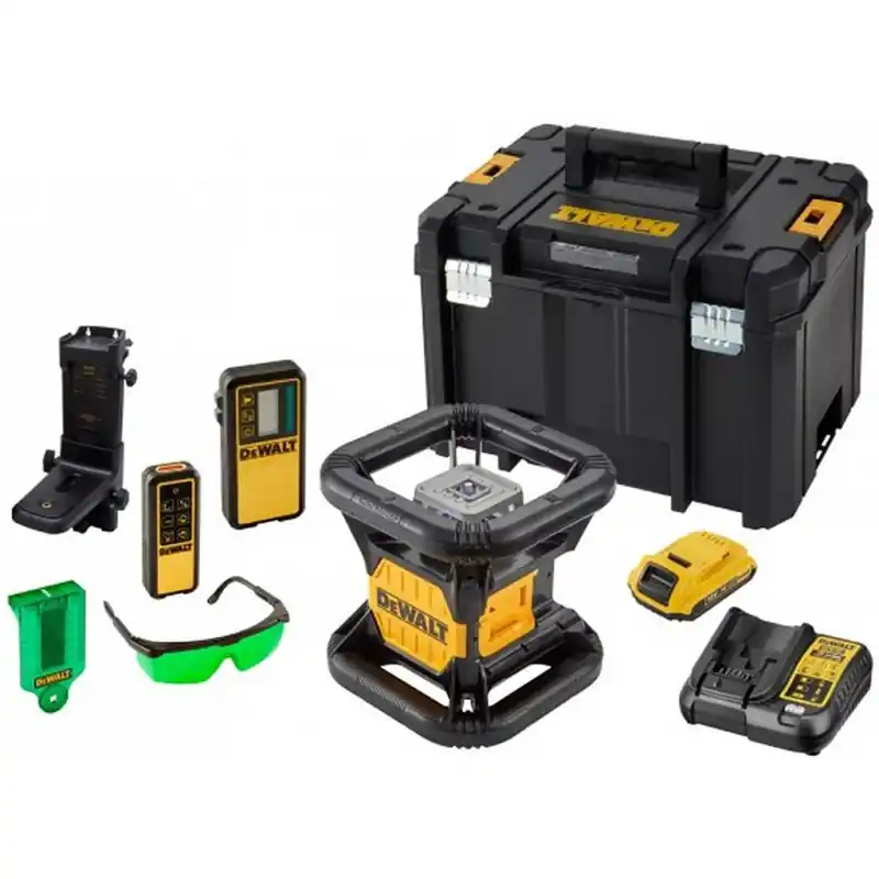 DeWALT DCE079D1G-QW 18.0 V, 1x akku 2.0 Ah XR Rotationslaser, Vertikal-Lot doppelt, grüne Ausverkauf