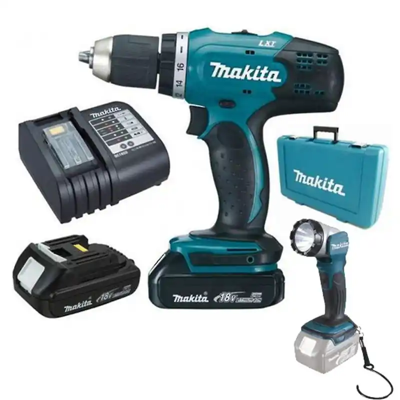 Online Kaufen Makita DDF453SYEL Akku-Bohrschrauber Li-ion (18V/2x1,5Ah) koffer