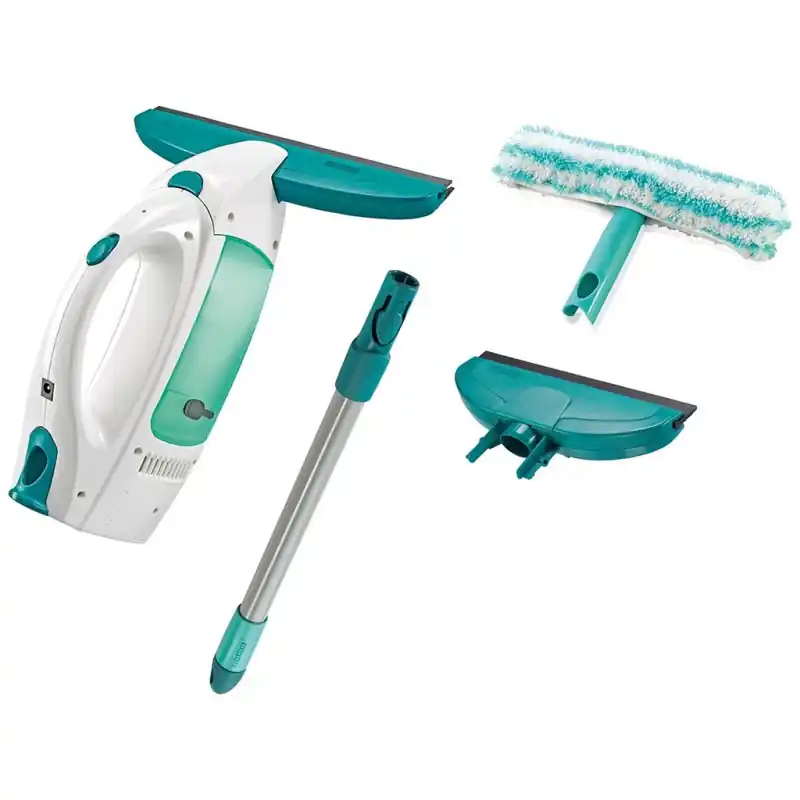Preisknaller LEIFHEIT DryClean Fenstersauger Komplettset (Stiel, Einwascher, schmale Saugdüse) 51016
