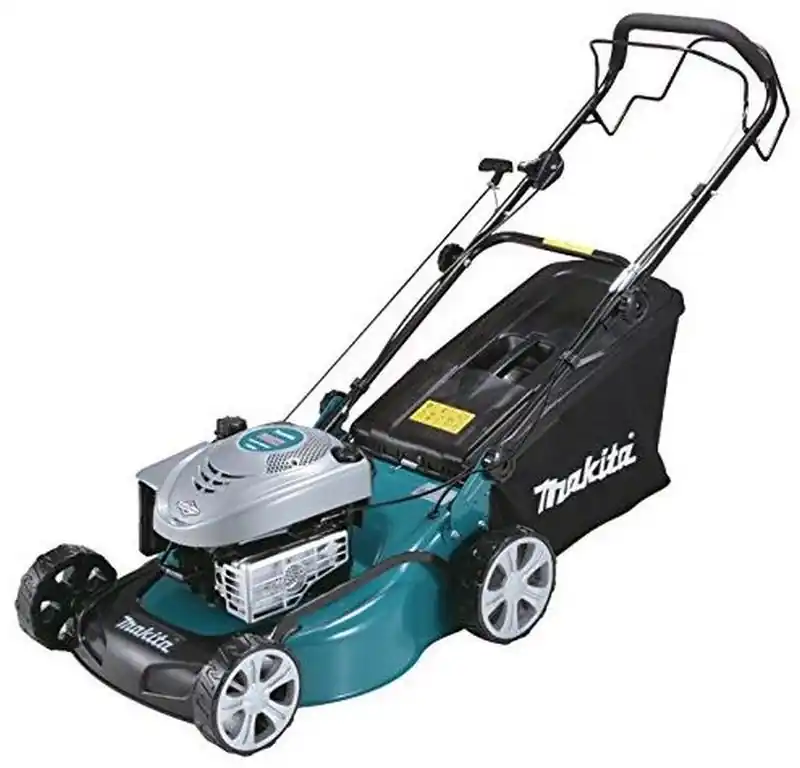 Makita PLM4621 Benzin-Rasenmäher 46 cm, Korb 60l - 1 Gang, 2630 W Neu Im Sortiment