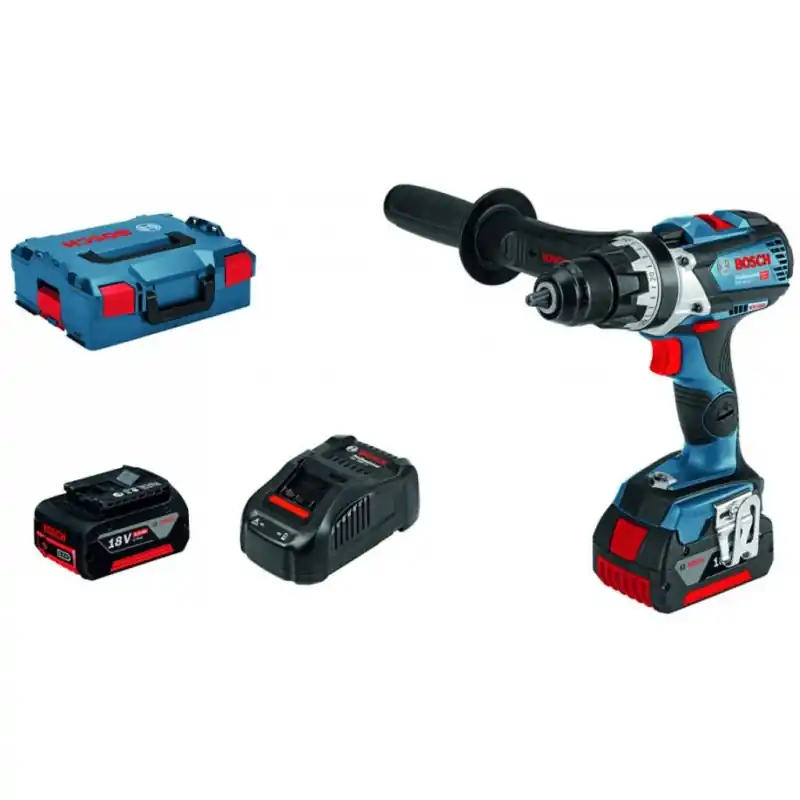 Saisonangebot BOSCH GSR 18V-85 C Professional Akku-Bohrschrauber, 2x Aku 5,0Ah, L-Boxx 06019G0100
