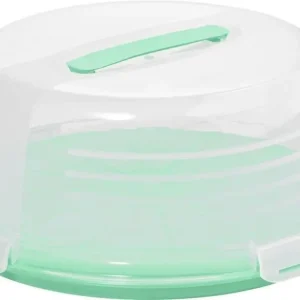 Super-Preis CURVER Tortenbehälter, Kuchenbox 34,7 x 15,6 cm Mint 00416-Q29