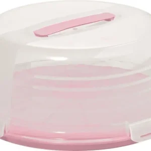 CURVER Tortenbehälter, Kuchenbox 34,7 x 15,6 cm pink 00416-X51 Online Kaufen
