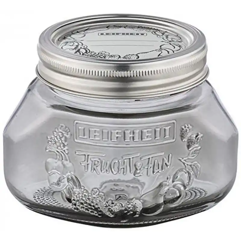 LEIFHEIT Einmachglas smokey grey mit 0,5 l 36315 Meistverkauft