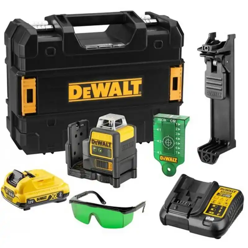 Garantierte Lieferung DeWALT DCE0811D1G-QW Linienlaser 2x360°, gruen, XR (10,8V/1x2,0 Ah) Tstak