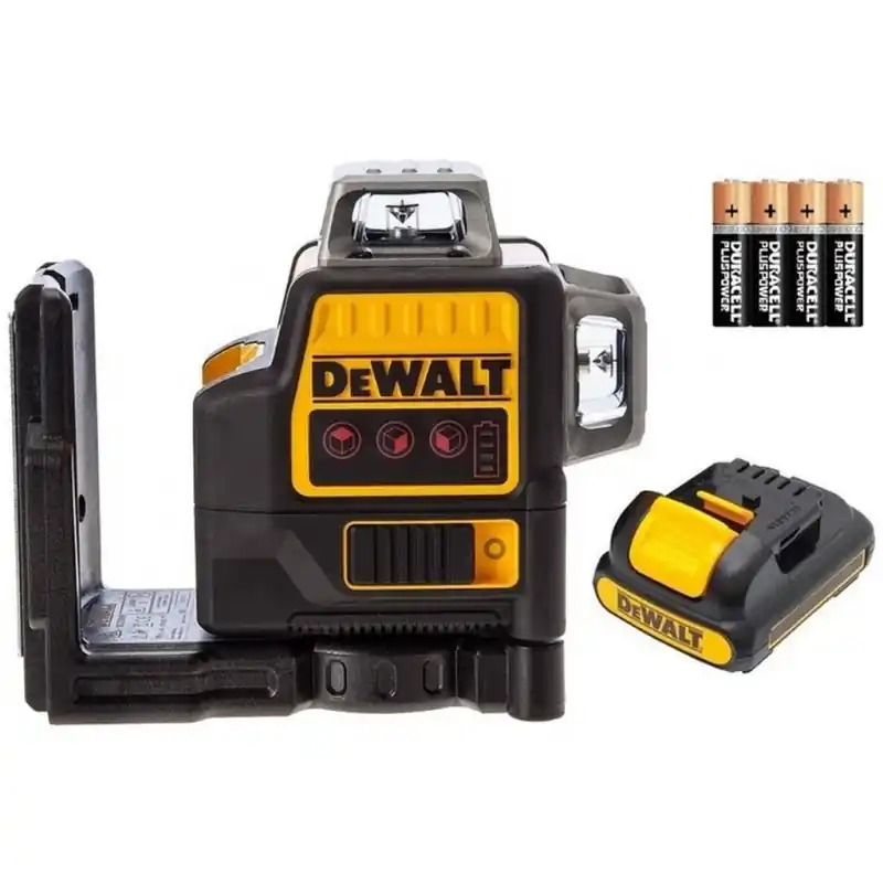 DeWALT Linienlaser 2x360°, rot, mit Batterien - DCE0811LR-XJ Garantierte Lieferung